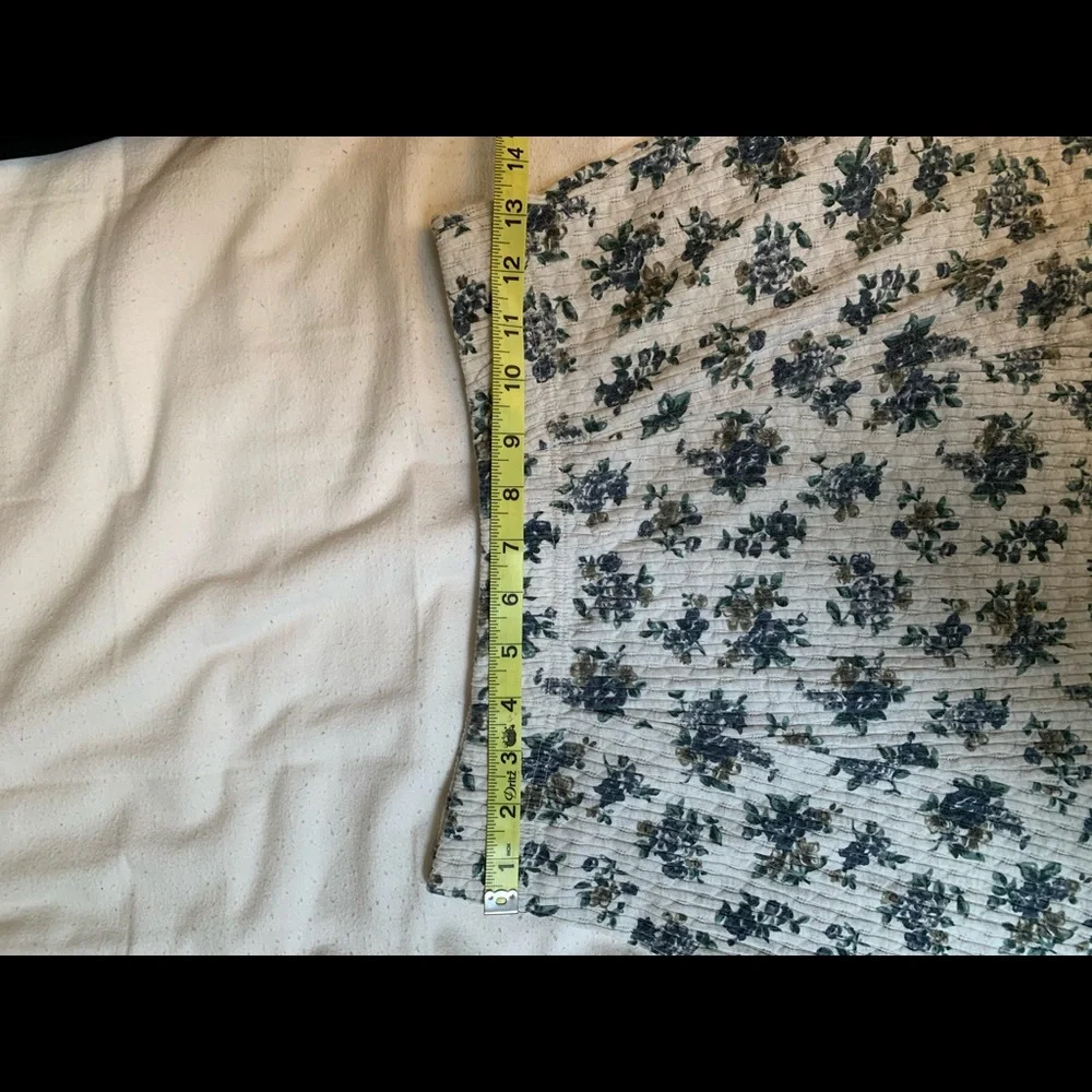Vintage Floral Energie Blue and White Skirt